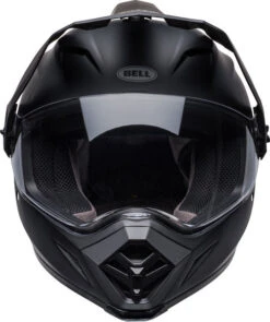 Bell MX-9 Adventure DLX MIPS Helmet With ProTint Shield -Motorcycle Helmet Store bell mx 9 adventure dlx mips helmet matte black front clear shield 65511.1633276038