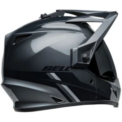 Bell MX-9 Adventure MIPS Alpine Helmet -Motorcycle Helmet Store bell mx 9 adventure mips alpine helmet gloss charcoal silver back right 59508.1696905004