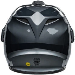 Bell MX-9 Adventure MIPS Alpine Helmet -Motorcycle Helmet Store bell mx 9 adventure mips alpine helmet gloss charcoal silver back 45582.1696905011