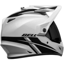 Bell MX-9 Adventure MIPS Alpine Helmet -Motorcycle Helmet Store bell mx 9 adventure mips alpine helmet gloss white black back right 27320.1696903847