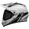 Bell MX-9 Adventure MIPS Alpine Helmet -Motorcycle Helmet Store bell mx 9 adventure mips alpine helmet gloss white black left 61771.1696903826