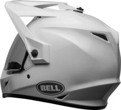 Bell MX-9 Adventure MIPS Helmet Solids -Motorcycle Helmet Store bell mx 9 adventure mips helmet gloss white back left 66082.1633178338