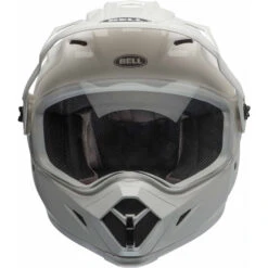 Bell MX-9 Adventure MIPS Helmet Solids -Motorcycle Helmet Store bell mx 9 adventure mips helmet gloss white front 38861.1633178257