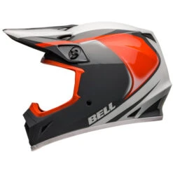 Bell MX-9 MIPS Dart Helmet 29 Bell MX-9 MIPS Dart Helmet -Motorcycle Helmet Store bell mx 9 mips dart helmet gloss charcoal orange left 37088.1696922028