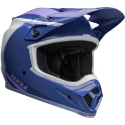 Bell MX-9 MIPS Dart Helmet 23 Bell MX-9 MIPS Dart Helmet -Motorcycle Helmet Store bell mx 9 mips dart helmet gloss purple white front right 60067.1696921988