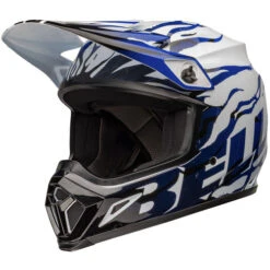 Bell MX-9 MIPS Decay Helmet 22 Bell MX-9 MIPS Decay Helmet -Motorcycle Helmet Store bell mx 9 mips decay helmet gloss blue front left 37142.1696925848