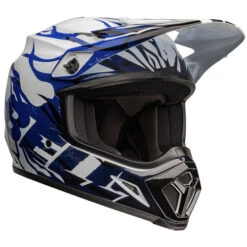 Bell MX-9 MIPS Decay Helmet 23 Bell MX-9 MIPS Decay Helmet -Motorcycle Helmet Store bell mx 9 mips decay helmet gloss blue front right 37351.1696925853