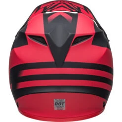 Bell MX-9 MIPS Disrupt Helmet -Motorcycle Helmet Store bell mx 9 mips helmet disrupt matte black red back 54399.1632318195