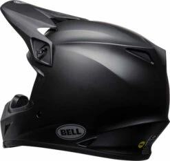 Bell MX-9 MIPS Helmet Matte Black -Motorcycle Helmet Store bell mx 9 mips helmet matte black back left 04539.1672409978