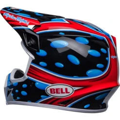 Bell MX-9 MIPS McGrath Showtime Replica 23 Helmet -Motorcycle Helmet Store bell mx 9 mips mcgrath showtime 23 helmet gloss black red back left 63498.1672409400