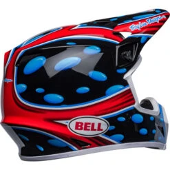 Bell MX-9 MIPS McGrath Showtime Replica 23 Helmet -Motorcycle Helmet Store bell mx 9 mips mcgrath showtime 23 helmet gloss black red back right 59175.1672409404