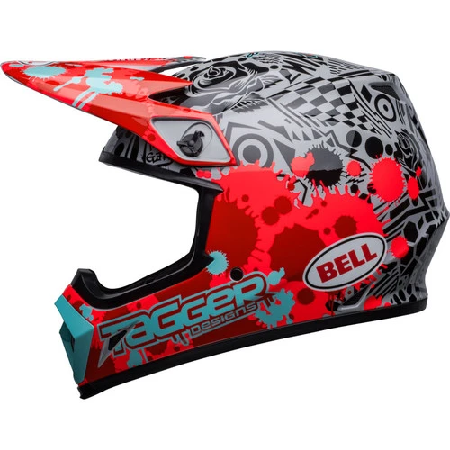 Bell MX-9 MIPS Tagger Splatter Helmet 3 Bell MX-9 MIPS Tagger Splatter Helmet