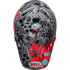 Bell MX-9 MIPS Tagger Splatter Helmet 20 Bell MX-9 MIPS Tagger Splatter Helmet -Motorcycle Helmet Store bell mx 9 mips tagger splatter helmet gloss bright red gray top 82923.1672410273
