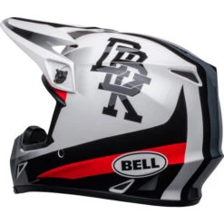 Bell MX-9 MIPS Twitch DBK Helmet -Motorcycle Helmet Store bell mx 9 mips twitch dbk helmet gloss white black back left 17902.1672410846