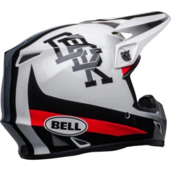 Bell MX-9 MIPS Twitch DBK Helmet -Motorcycle Helmet Store bell mx 9 mips twitch dbk helmet gloss white black back right 42510.1672410850