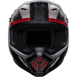 Bell MX-9 MIPS Twitch DBK Helmet -Motorcycle Helmet Store bell mx 9 mips twitch dbk helmet gloss white black front 27416.1672410842