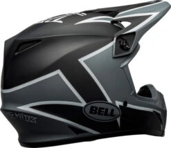 Bell MX-9 MIPS Twitch Helmet -Motorcycle Helmet Store bell mx 9 mips twitch helmet matte black gray white back right 32788.1612682522
