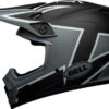 Bell MX-9 MIPS Twitch Helmet -Motorcycle Helmet Store bell mx 9 mips twitch helmet matte black gray white left 13429.1612681339