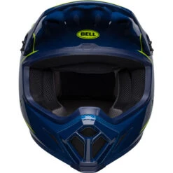Bell MX-9 MIPS Zone Helmet -Motorcycle Helmet Store bell mx 9 mips zone helmet gloss navy retina front 63127.1672411721