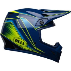 Bell MX-9 MIPS Zone Helmet -Motorcycle Helmet Store bell mx 9 mips zone helmet gloss navy retina right 39881.1672411709