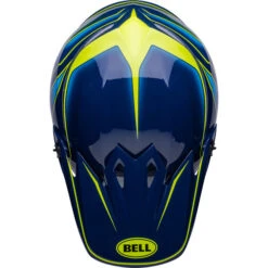 Bell MX-9 MIPS Zone Helmet -Motorcycle Helmet Store bell mx 9 mips zone helmet gloss navy retina top 36021.1672411732