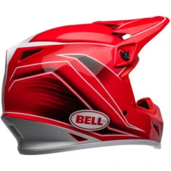 Bell MX-9 MIPS Zone Helmet -Motorcycle Helmet Store bell mx 9 mips zone helmet gloss red back right 16581.1696934248