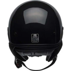 Bell Pit Boss Half Helmet Gloss Black -Motorcycle Helmet Store bell pit boss helmet gloss black back 95780.1586674715