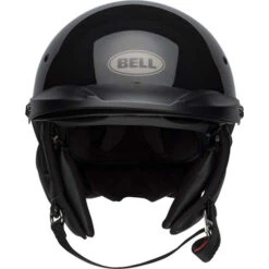 Bell Pit Boss Half Helmet Gloss Black -Motorcycle Helmet Store bell pit boss helmet gloss black front 52395.1586674714