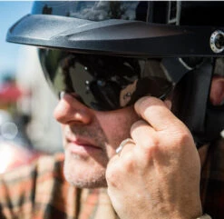 Bell Pit Boss Half Helmet Matte Black -Motorcycle Helmet Store bell pit boss helmet inner sun shield lever 89936.1667585597