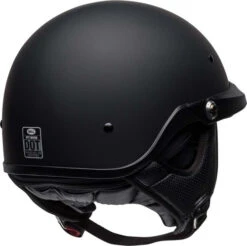 Bell Pit Boss Half Helmet Matte Black -Motorcycle Helmet Store bell pit boss helmet matte black back right 06856.1586674715
