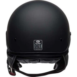 Bell Pit Boss Half Helmet Matte Black -Motorcycle Helmet Store bell pit boss helmet matte black back 82351.1586674715