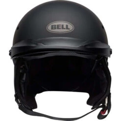 Bell Pit Boss Half Helmet Matte Black -Motorcycle Helmet Store bell pit boss helmet matte black front 05171.1586674714