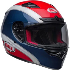 Bell Qualifier DLX MIPS Classic Helmet -Motorcycle Helmet Store bell qualifier dlx mips classic helmet gloss navy red front right 96090.1671080350