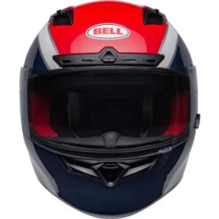Bell Qualifier DLX MIPS Classic Helmet -Motorcycle Helmet Store bell qualifier dlx mips classic helmet gloss navy red front 60322.1671080353