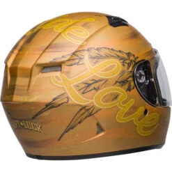 Bell Qualifier DLX MIPS Hart Luck Live Helmet -Motorcycle Helmet Store bell qualifier dlx mips hart luck live helmet matte gold back right 52669.1671080608