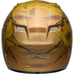 Bell Qualifier DLX MIPS Hart Luck Live Helmet -Motorcycle Helmet Store bell qualifier dlx mips hart luck live helmet matte gold back 15022.1671080617