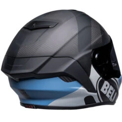 Bell Race Star Flex DLX Hello Cousteau Algae Helmet -Motorcycle Helmet Store bell race star dlx flex hello costeau algae helmet black blue back right 91116.1671078830