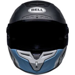 Bell Race Star Flex DLX Hello Cousteau Algae Helmet -Motorcycle Helmet Store bell race star dlx flex hello costeau algae helmet black blue front 32405.1671078798