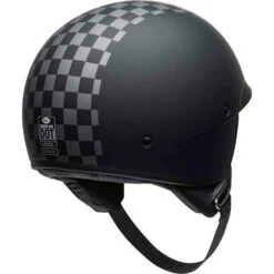 Bell Scout Air Check Helmet -Motorcycle Helmet Store bell scout air check helmet matte black white back right 82337.1570166449