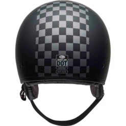 Bell Scout Air Check Helmet -Motorcycle Helmet Store bell scout air check helmet matte black white back 87136.1570166446