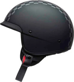 Bell Scout Air Check Helmet -Motorcycle Helmet Store bell scout air check helmet matte black white left 34697.1570166545