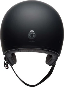 Bell Scout Air Helmet Solids -Motorcycle Helmet Store bell scout air helmet matte black back 29596.1506258035