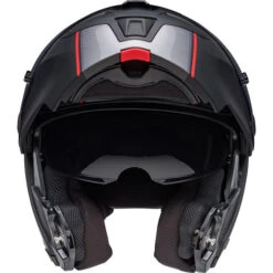 Bell SRT Modular Hart-Luck Jamo Helmet -Motorcycle Helmet Store bell srt modular hart luck jamo helmet matte gloss black red front 44128.1670802531