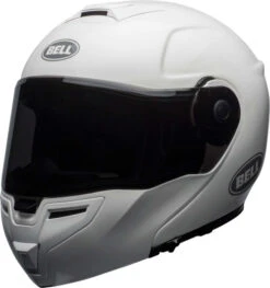 Bell SRT Modular Helmet 40 Bell SRT Modular Helmet -Motorcycle Helmet Store bell srt modular helmet gloss white front left 34527.1507470693