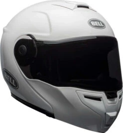 Bell SRT Modular Helmet 39 Bell SRT Modular Helmet -Motorcycle Helmet Store bell srt modular helmet gloss white front right 18036.1507470693