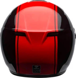 Bell SRT Modular Ribbon Helmet -Motorcycle Helmet Store bell srt modular ribbon helmet gloss black red back 91553.1670802638