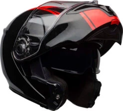 Bell SRT Modular Ribbon Helmet -Motorcycle Helmet Store bell srt modular ribbon helmet gloss black red front right 1 00045.1670802616