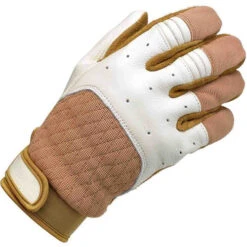 Biltwell Bantam Gloves -Motorcycle Helmet Store biltwell bantam gloves white tan top 92392.1561439708