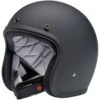 Biltwell Bonanza Helmet Solid -Motorcycle Helmet Store biltwell bonanza helmet flat black front left 01949.1585995246