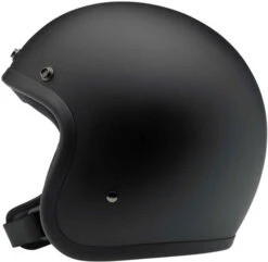 Biltwell Bonanza Helmet Solid -Motorcycle Helmet Store biltwell bonanza helmet flat black left 00753.1585995326